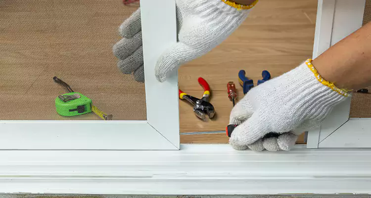 Sliding Glass Door Off Rails Repair in Iona, FL